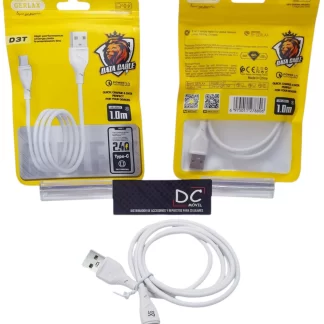 CABLE USB TIPO C - GERLARX - D3T - 1 MTS