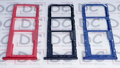 BANDEJA DE SIM SAMSUNG A10 - A20 - A30 - A50 - ROJA