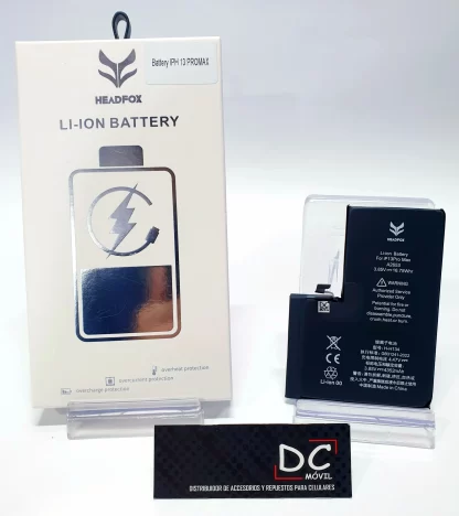 BATERIA IPHONE 13 PRO MAX - CON FLEX - HEADFOX