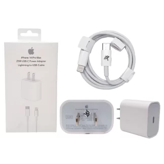 CARGADOR IPHONE 14 PRO MAX - 25W (REPLICA)