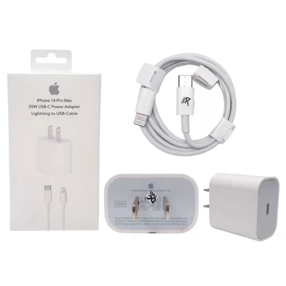 CARGADOR IPHONE 14 PRO MAX - 25W (REPLICA)