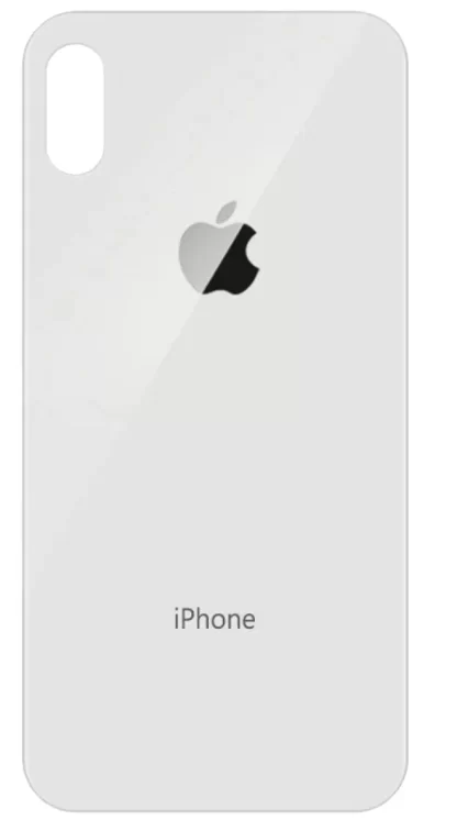 TAPA TRASERA IPHONE XS MAX - BLANCA