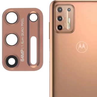 VIDRIO CAMARA MOTO G9 PLUS - DORADO