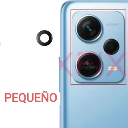 VIDRIO CAMARA XIAOMI NOTE 12 PRO 5G - PEQUEÑO