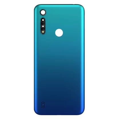 TAPA TRASERA MOTO G8 POWER LITE - AZUL OSCURO