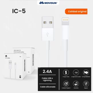 CABLE USB IPHONE IC5- MOVISUN