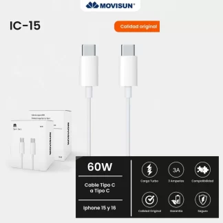CABLE USB TIPO C IC15 - MOVISUN