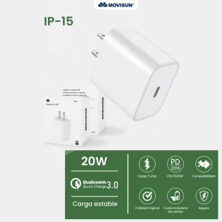 CABEZA IPHONE 20W IP15 - MOVISUN