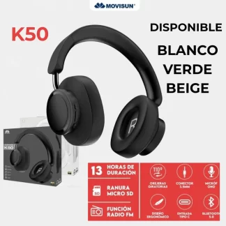 DIADEMA BLUETOOTH K50 - MOVISUN