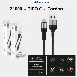 CABLE USB TIPO C Z1000 - MOVISUN