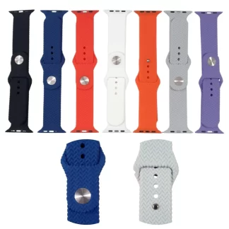 PULSO DE GOMA PARA SMART WATCH 42 - 44 - 45 - 49MM - MT52